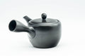 Japanese Kyusu - Black Kurodei Tokoname-yaki Teapot - 170ml - Tezumi