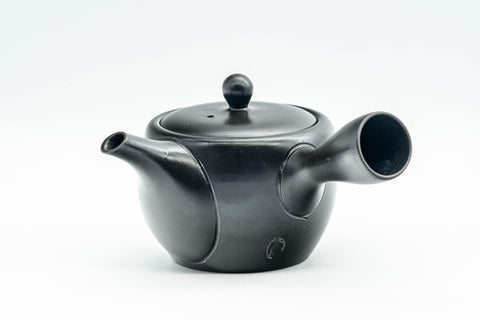 Japanese Kyusu - Black Kurodei Tokoname-yaki Teapot - 170ml - Tezumi