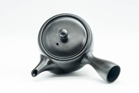 Japanese Kyusu - Black Kurodei Tokoname-yaki Teapot - 170ml - Tezumi