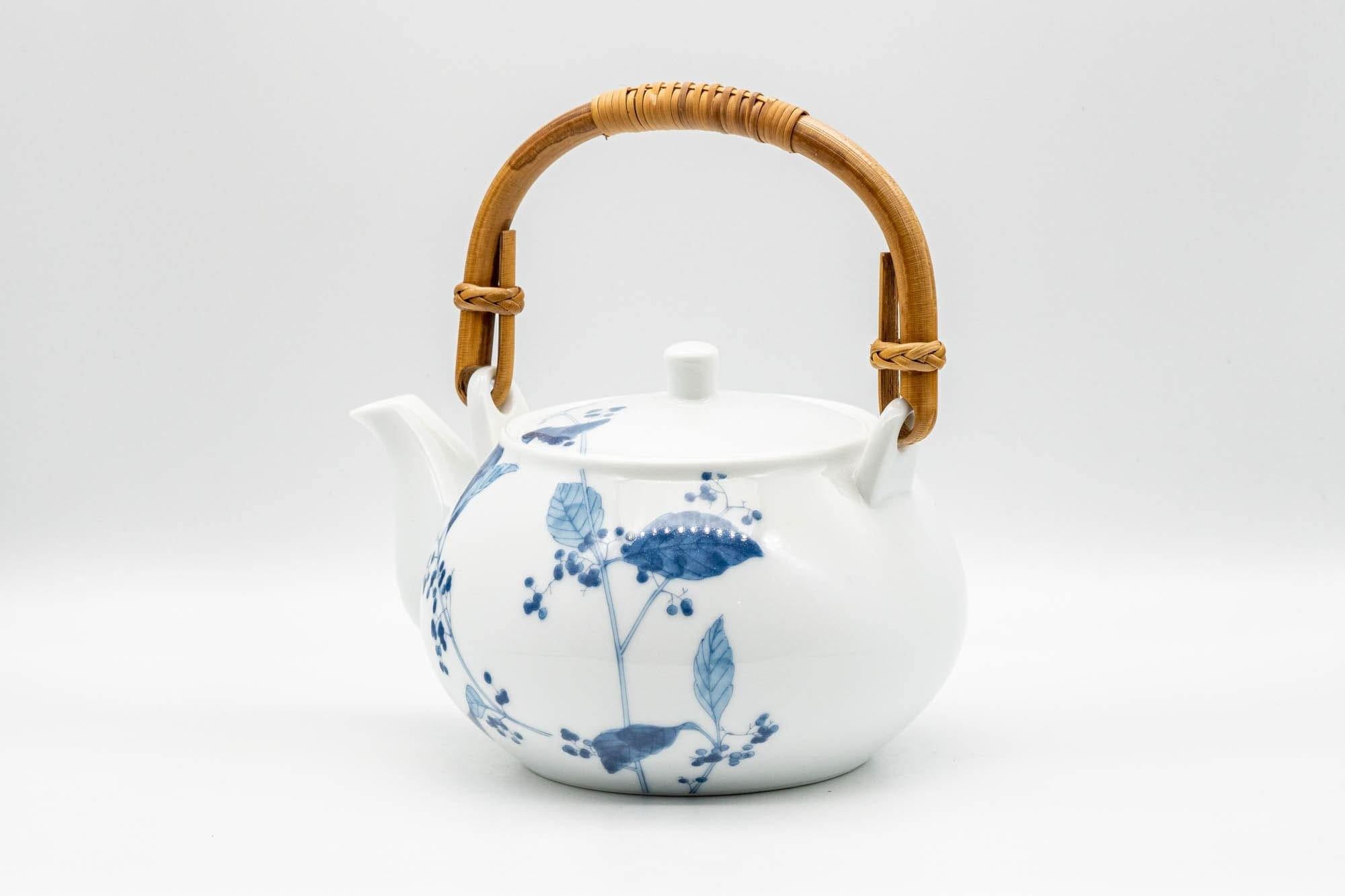 Japanese Dobin - Floral Arita-yaki Porcelain Debeso Teapot - 700ml - Tezumi
