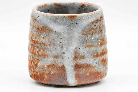 Japanese Teacup - Blue Orange Shino Glazed Yunomi - 100ml - Tezumi