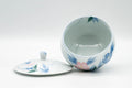 Japanese Teacup - Blue Pink Floral Arita-yaki Lidded Yunomi - 160ml - Tezumi