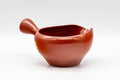 Japanese Yuzamashi - Red Shudei Tokoname-yaki Water Cooler - 150ml - Tezumi
