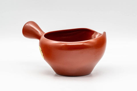 Japanese Yuzamashi - Red Shudei Tokoname-yaki Water Cooler - 150ml - Tezumi