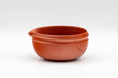 Japanese Katakuchi - Red Shudei Tokoname-yaki Water Cooler - 140ml - Tezumi