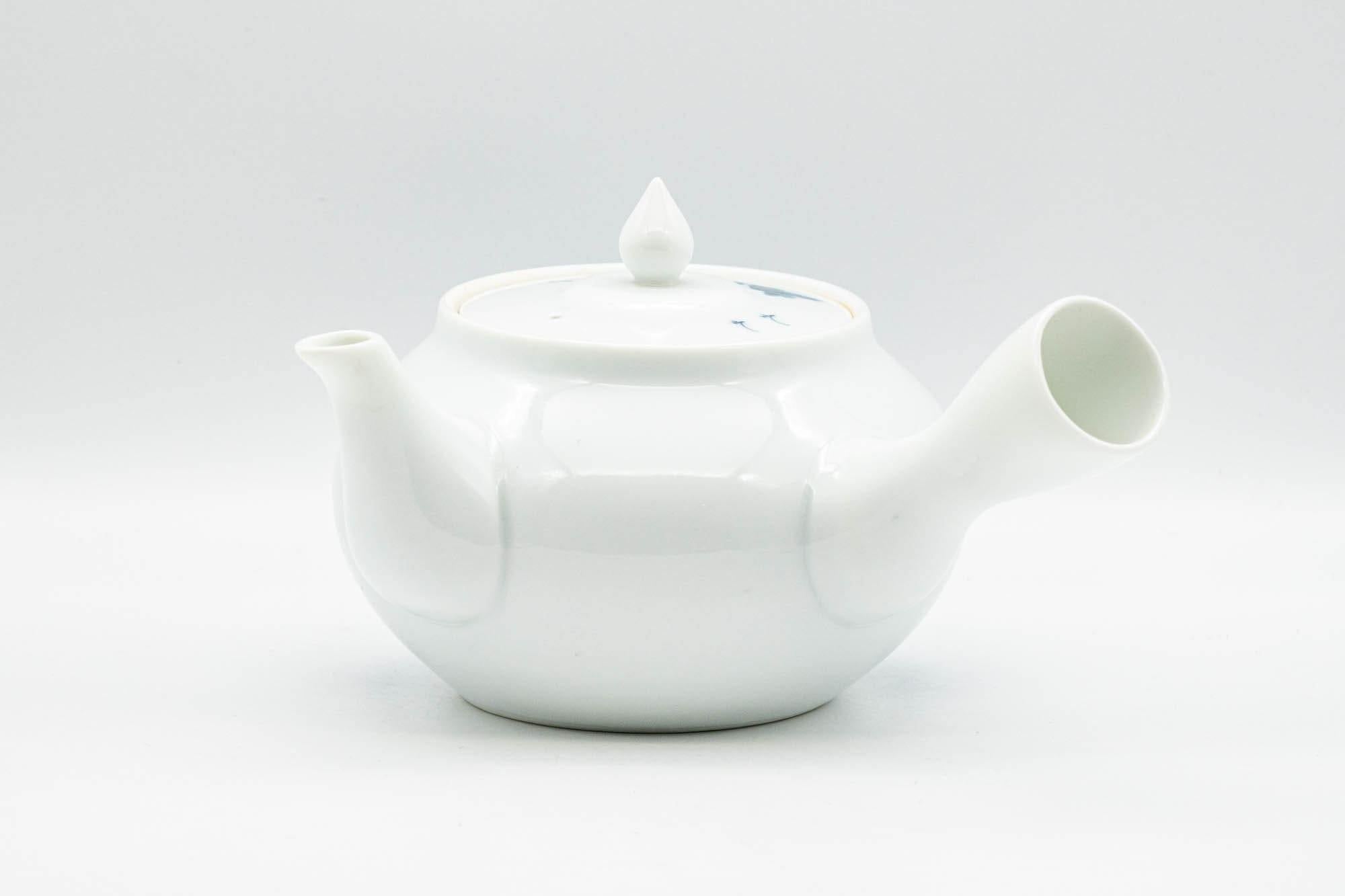 Japanese Tea Set - 畑萬陶苑 Hataman Toen - Arita-yaki Porcelain Debeso Kyusu with 2 Yunomi Teacups - Tezumi