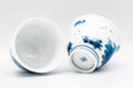 Tezumi — Japanese Tea Set - 畑萬陶苑 Hataman Toen - Arita-yaki Porcelain Debeso Kyusu with 2 Yunomi Teacups — additional view
