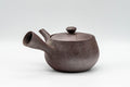 Tezumi — Japanese Kyusu - Engraved Geometric Banko-yaki Debeso Teapot - 200ml — top-down view of the lid