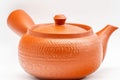 Japanese Kyusu - Floral Geometric Tokoname-yaki Teapot - 350ml - Tezumi