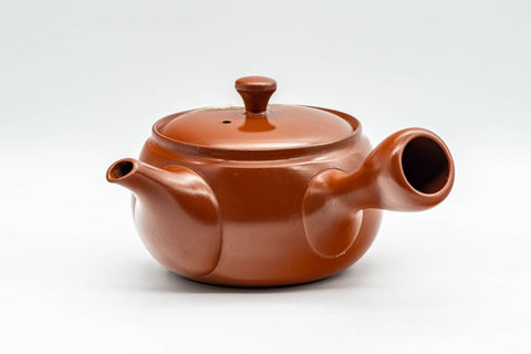 Japanese Kyusu - Floral Engraved Tokoname-yaki Debeso Teapot - 320ml - Tezumi